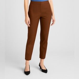 Worthington Women’s Brown Slim Ankle Pants Size 8 NWOT